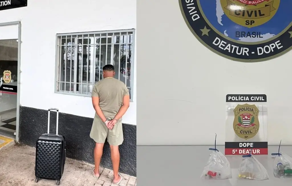 Alex tentou embarcar no cruzeiro do Belo, mas acabou preso. Imagem: SSP