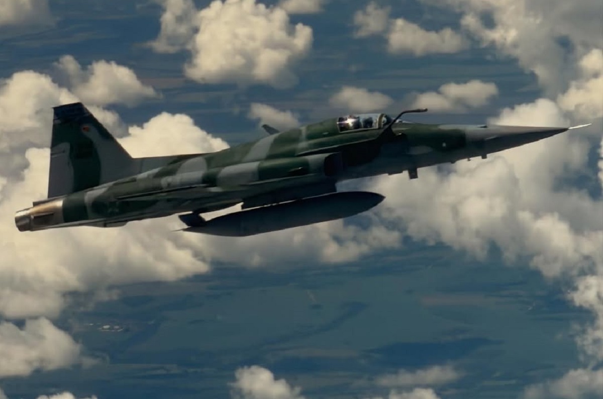 Avião é interceptado por caça da FAB e viraliza na web. Imagem: Instagram Stéphanie Itala Rizk