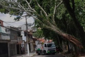 São Paulo no caos: vendaval de quarta (10) ainda afeta a cidade. Imagem: Divulgação Enel