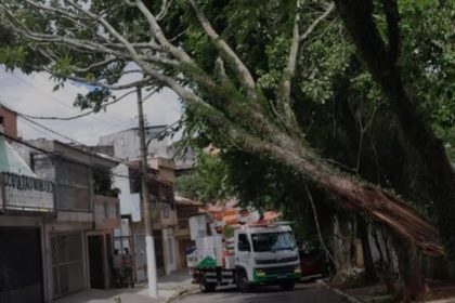 São Paulo no caos: vendaval de quarta (10) ainda afeta a cidade. Imagem: Divulgação Enel