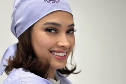 Daniele, 38 anos, farmacêutica: m0rta a facadas pelo ex-marido. Imagem: Reprodução