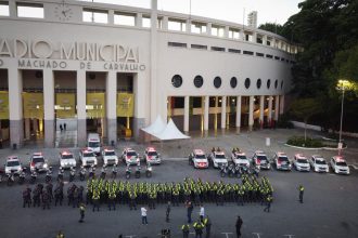 Megacavalo de Aço: PM deflagra operação contra motos em SP. Imagem: Divulgação Governo de SP