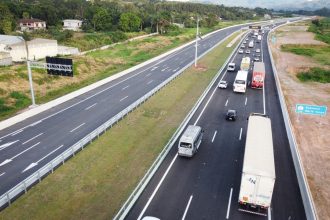 Rodoanel: novo trecho irá tirar 18 mil caminhões de SP, diz governo. Imagem: Governo do Estado de SP
