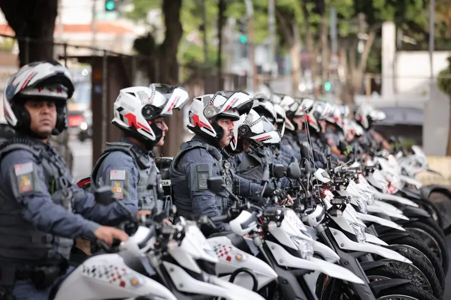 Carnaval em SP terá reforço de 5.200 PMs e 2.500 viaturas. Imagem: Governo de SP