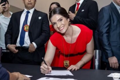 Raphaela Natali: delegada se forma é alvo de ofensa misógina na web. Imagem: Arquivo pessoal