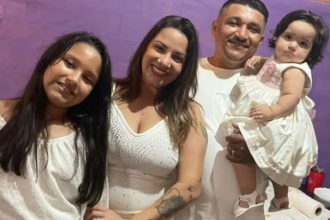 Esther Vitória, 11 meses: bala perdida no Ano Novo quase vira tragédia. Imagem: Arquivo pessoal