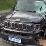 Motorista bêbado pega Renegade, atropela e mata motociclista. Imagem: Reprodução TV Globo