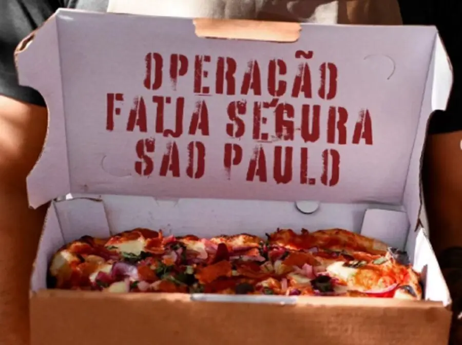 Pizza de graça? Restaurante faz promoção a quem foi assaltado em SP. Imagem: Reprodução Instagram