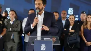 'É muito triste', diz Ricardo Nunes sobre casal arrastado na enxurrada. Imagem: prefeitura de São Paulo