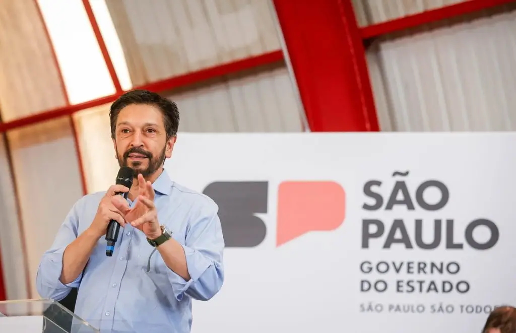 Ricardo Nunes, prefeito de São Paulo. Imagem: João Valério / Governo do Estado SP