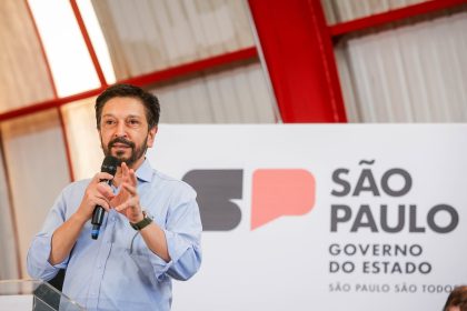 Ricardo Nunes, prefeito de São Paulo. Imagem: João Valério / Governo do Estado SP