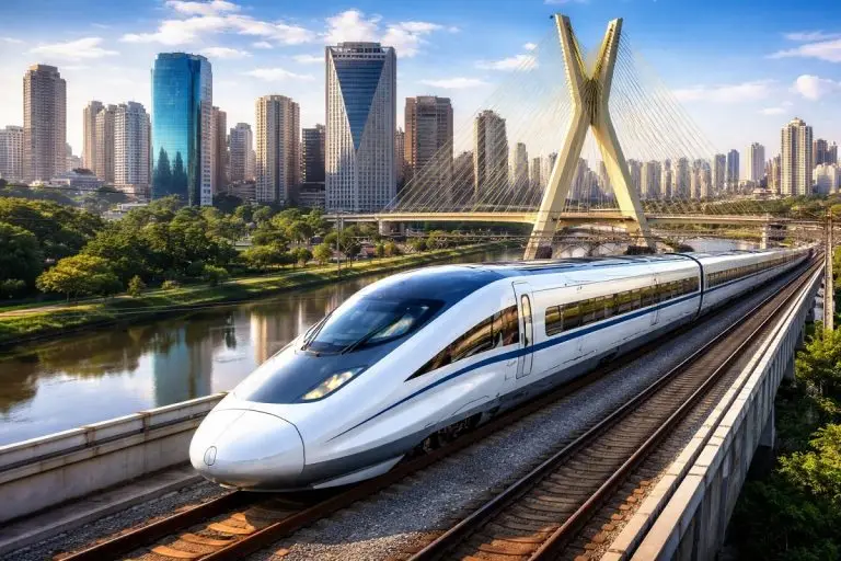 Trem-bala que ligará SP ao Rio inaugura em 2032, diz empresa
