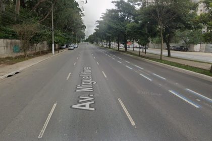 Tiroteio na zona sul termina com bandido morto e PM ferido. Imagem: Google Maps