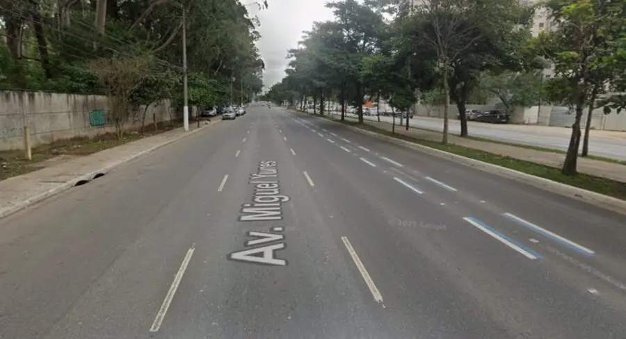 Tiroteio na zona sul termina com bandido morto e PM ferido. Imagem: Google Maps
