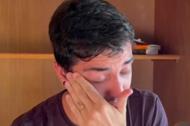 'Tem aquela falta, sabe', diz Vinícius, que perdeu esposa intoxicada na piscina. Imagem: Reprodução