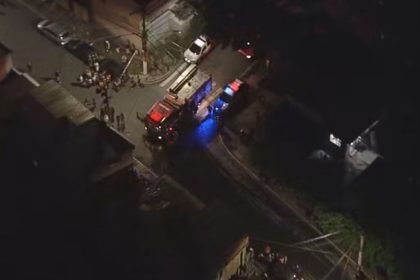 Explosão em casa por causa de gás deixa 10 feridos em SP. Imagem: Reprodução