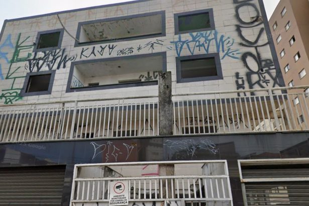 Prédio de 4 andares desaba na Grande SP, mas ninguém se fere. Imagem: Google Maps