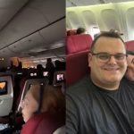 'Foi aquela cena de filme', diz Bruna, após voo interrompido da Latam. Imagem: Arquivo pessoal