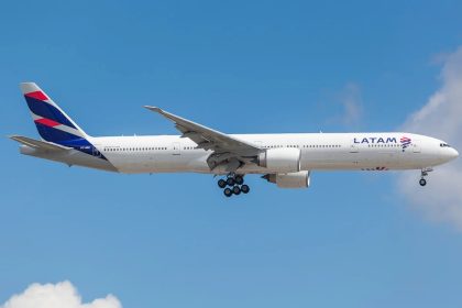 Avião da Latam interrompe decolagem e assusta passageiros. Imagem: Divulgação Latam
