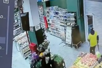 Supermercado em SP é alvo de ladrões e 8 viram reféns. Imagem: Reprodução