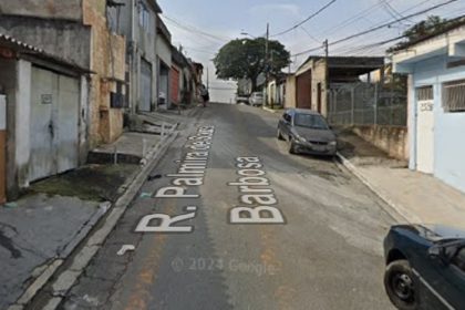 Juscilene, 29 anos, e suas 3 filhas, lutam pela vida após explosão de gás. Imagem: Google Maps