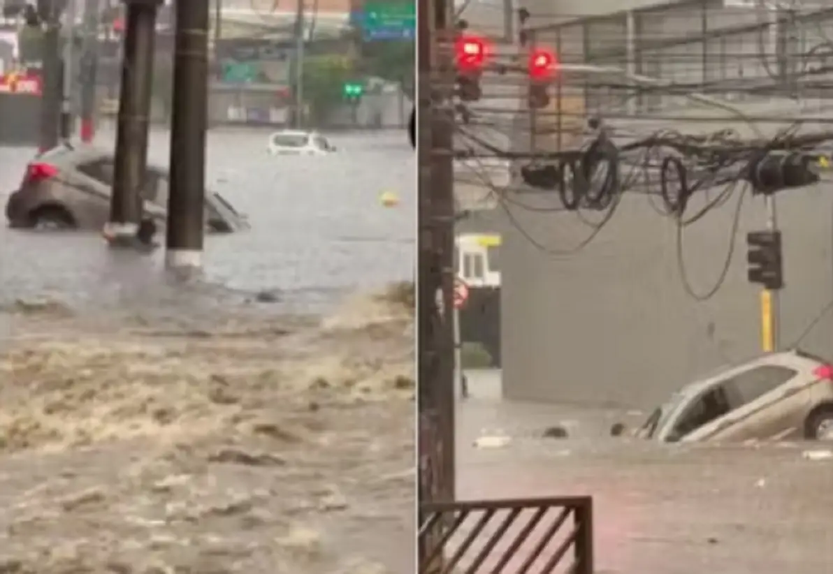 'Fiquei entre a vida e a morte', diz Larissa após enchente. Imagem: Reprodução 'Fiquei entre a vida e a morte', diz Larissa após enchente. Imagem: Reprodução