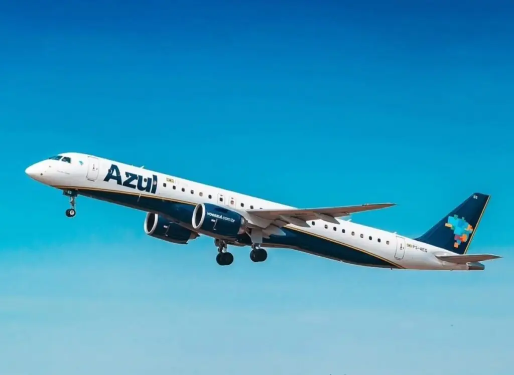 Voo da Azul vive momentos de tensão antes de pouso em Congonhas. Imagem: piloto Lucas/Azul