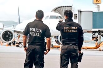 Homem invade área proibida no aeroporto de Congonhas e é preso. Imagem: Divulgação PF