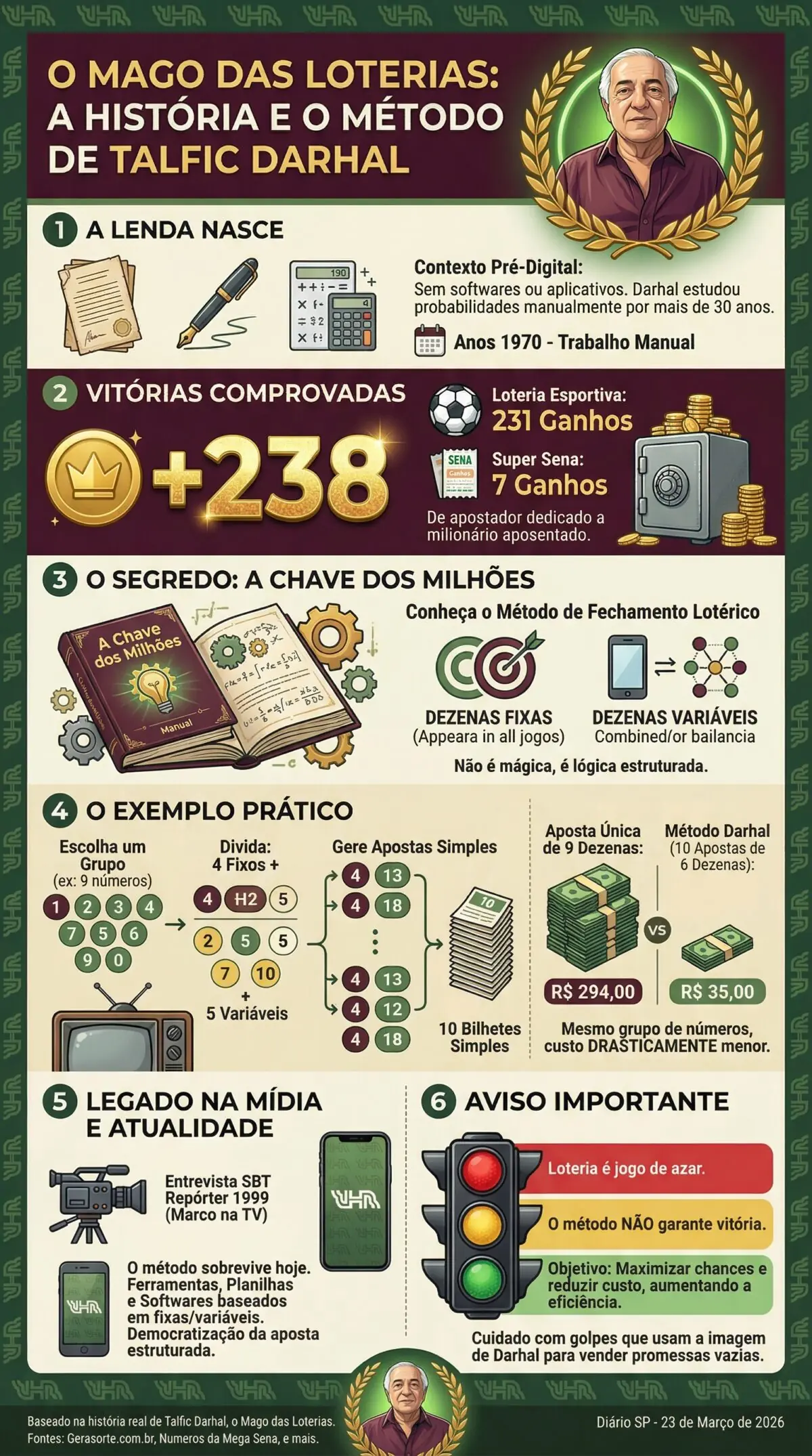 Talfic Darhal: A história do homem que decifrou a loteria com 'A Chave dos Milhões' 1 Talfic Darhal: A história do homem que decifrou a loteria com 'A Chave dos Milhões'