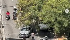 Tentativa de assalto termina com PM baleando criminoso em SP. Imagem: Reprodução Perdizes digital