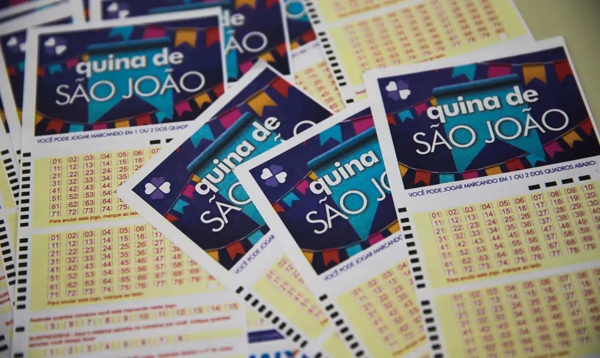 Quina 7000: prêmio acumulado já passa de R$ 106 milhões para a Quina de São João